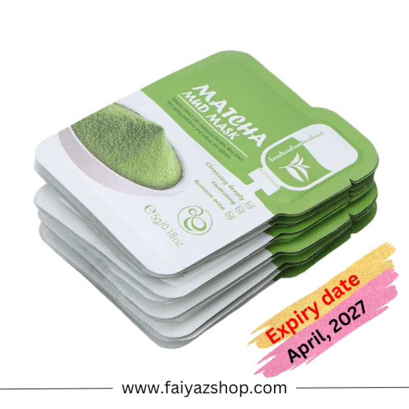 LAIKOU Matcha Mud Mask-12pcs (5g)