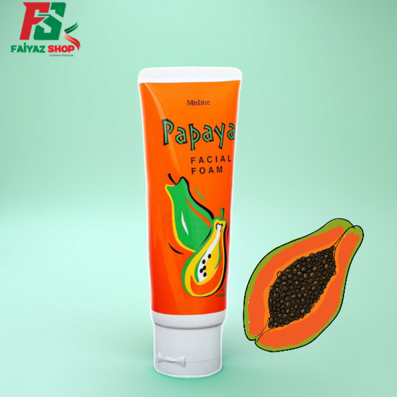 Mistine Papaya Facial Foam-100g