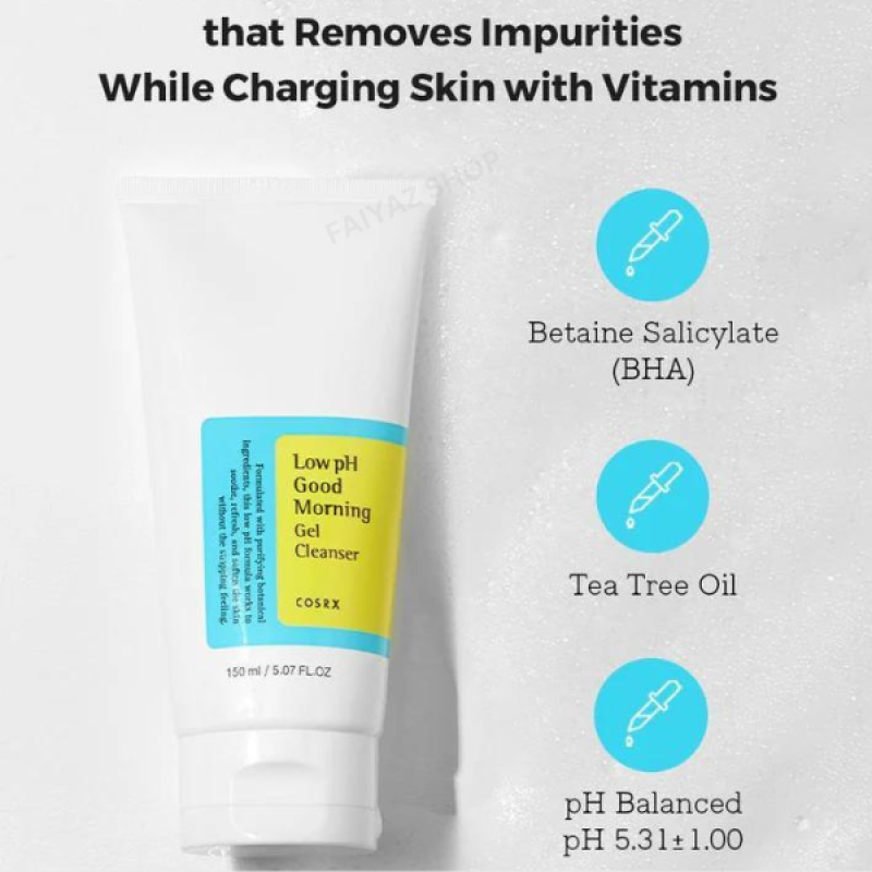 Cosrx Low pH Good Morning Gel Cleanser (150ml)