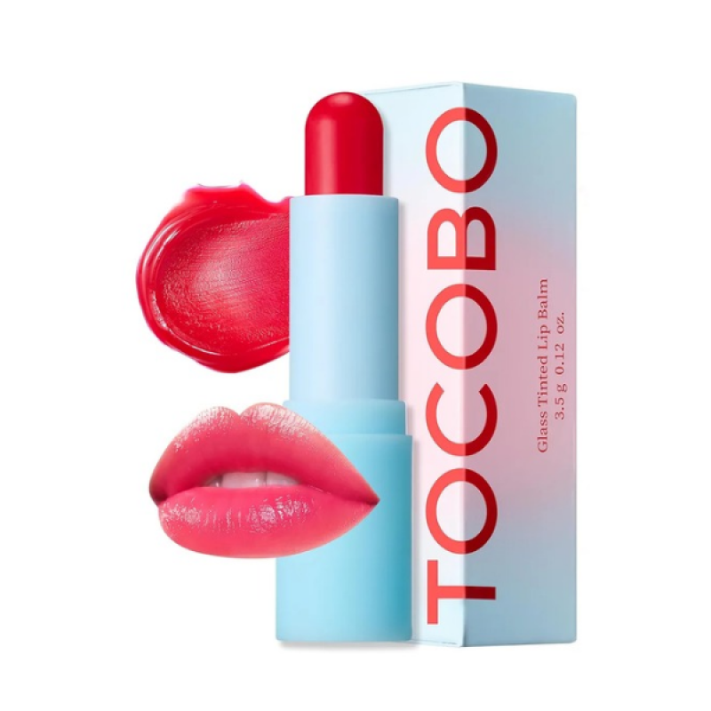 Tocobo Glass Tinted Lip Balm 011 Flush Cherry (3.5g)