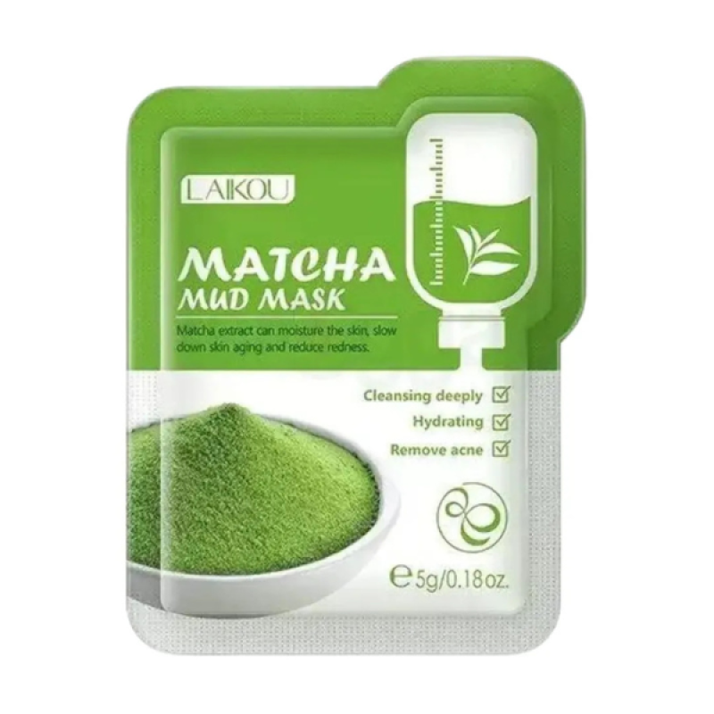 LAIKOU Matcha Mud Mask-03pcs (5g)