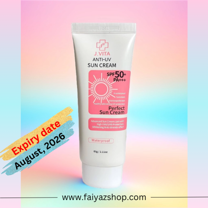J-Vita Anti-UV Tone UP Waterproof Suncream SPF50+ PA+++ (60g)