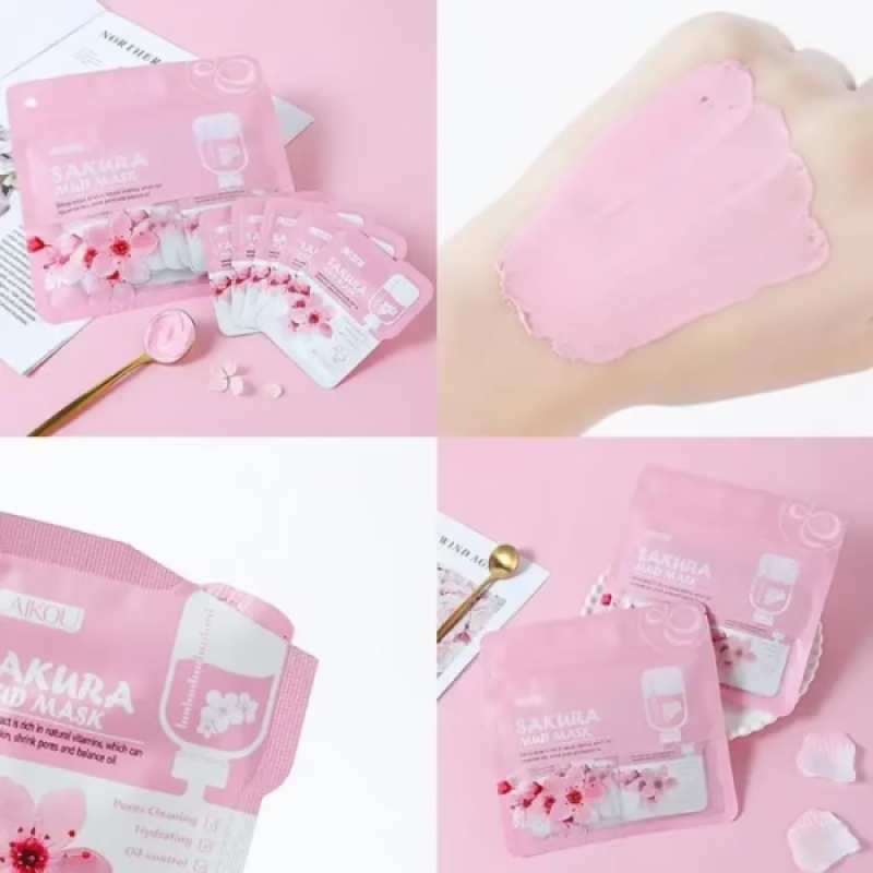 LAIKOU Sakura Mud Mask-12pcs (5g)