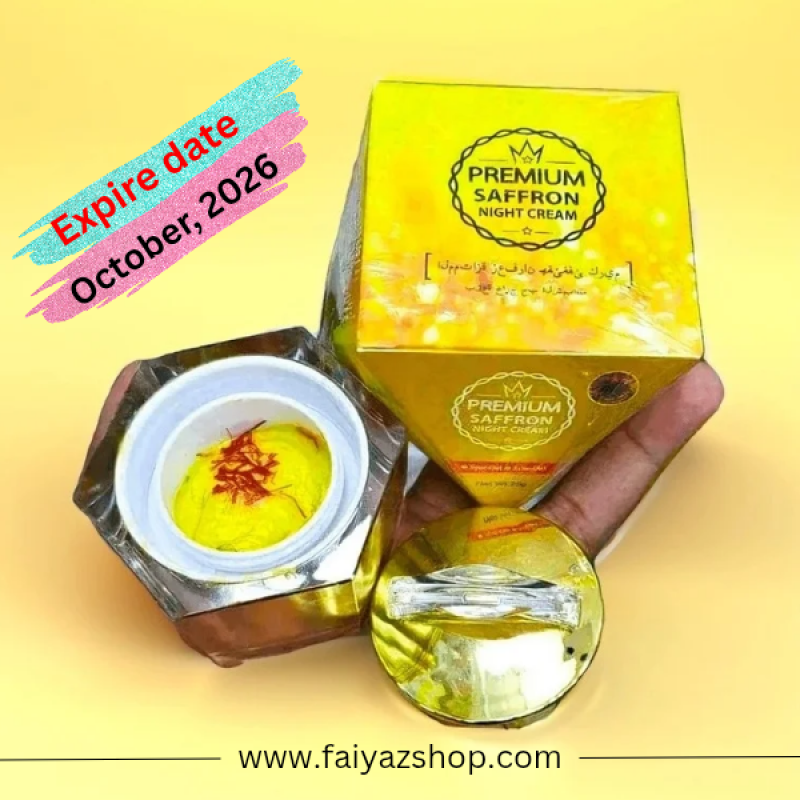 Premium Saffron Whitening Night Cream (25g)