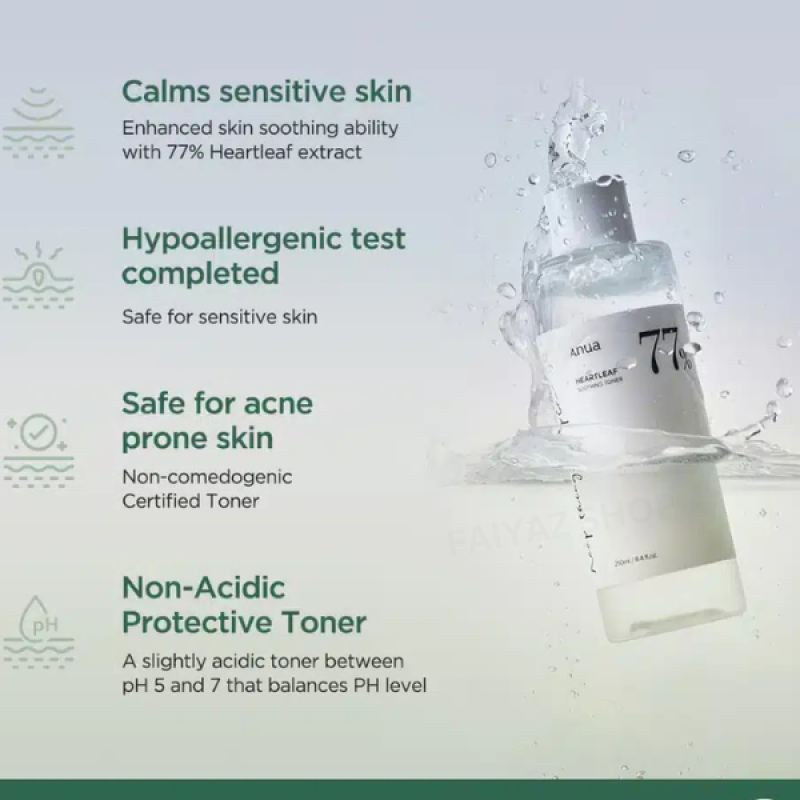 Anua Heartleaf 77% Soothing Toner (250ml)