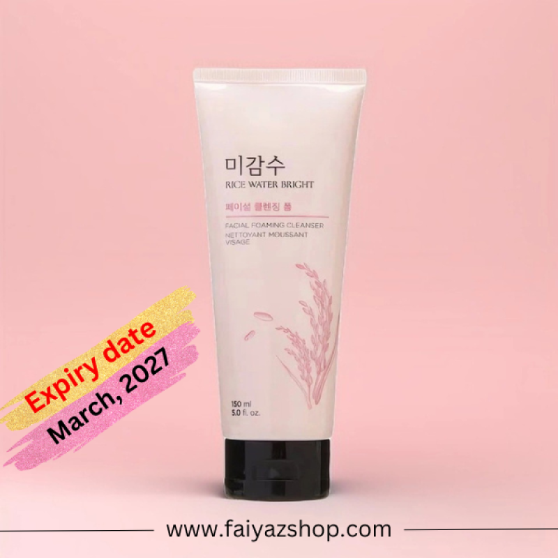 The Face Shop Rice Water Bright Foaming Cleanser (150ml)