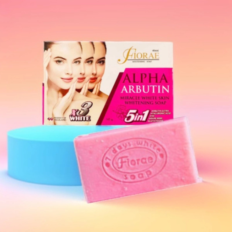 Fiorae Alpha Arbutin Miracle Whitening Soap (165gm)
